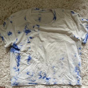 lululemon tie dye workout short